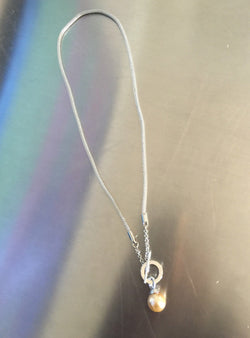 Champaigne Shell Pearl Necklace