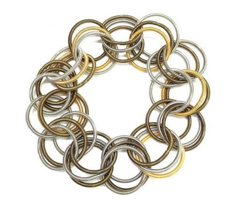 Multi Spring Ring Bracelet