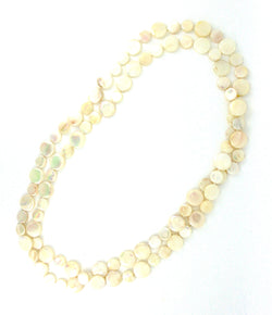 White Single Strand Mother of Pearl